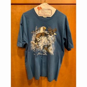 Vintage Polar Graphics by Gardner Alaska Eagle Tee